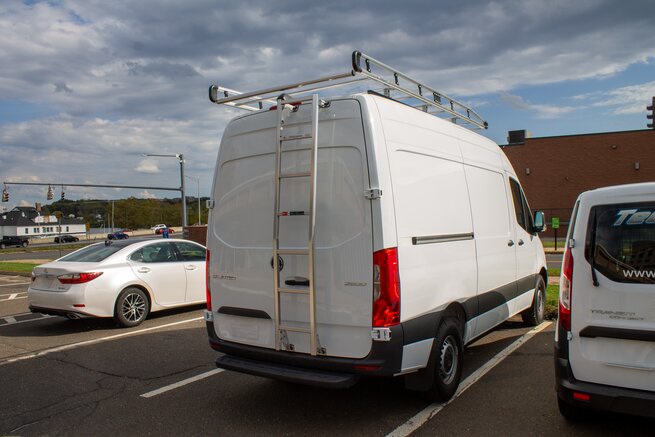 Cargo Van Rear Door Ladder