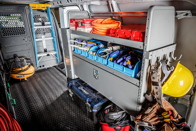 General Contractor Van Equipment