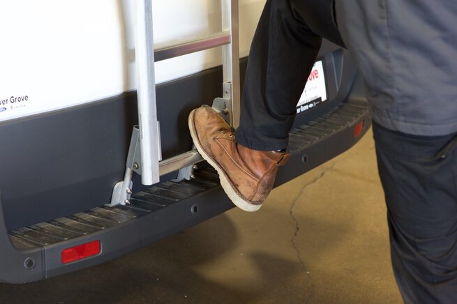 Cargo Van Rear Door Ladder