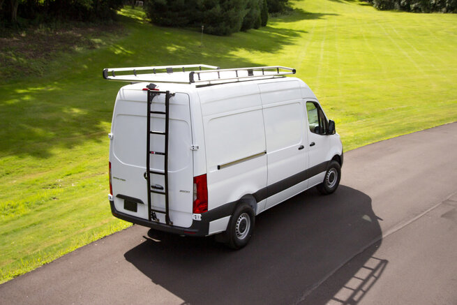 Cargo Van Rear Door Ladder