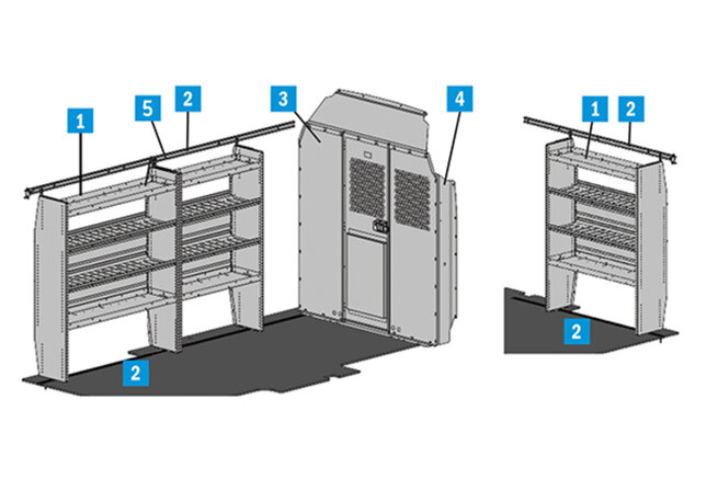 General Contractor Van Equipment
